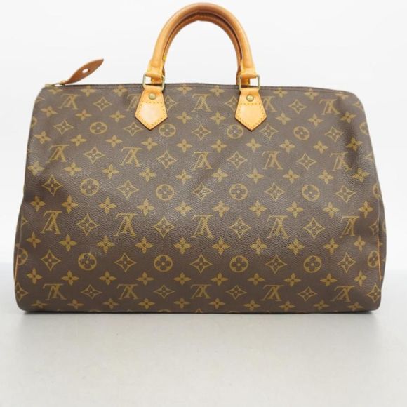 Louis Vuitton Hardware Gold Monogram Speedy 40 Boston Bag Handbag - Picture 1 of 5